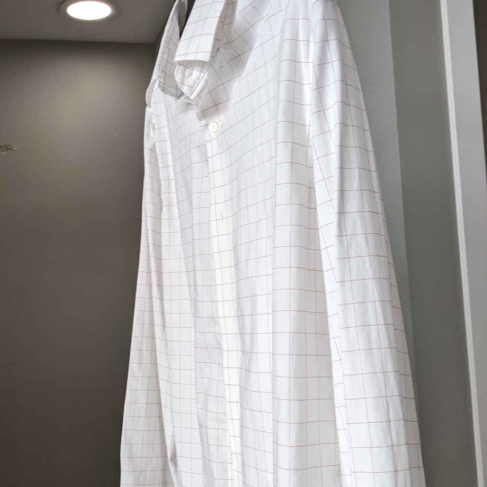 Banana Republic Slim Fit Shirt - White and Red - Picture 4 of 5